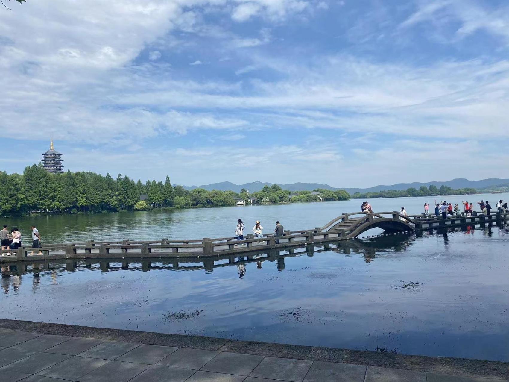 Hangzhou Memory Travel International Hotel-Edge Westlake Exterior foto
